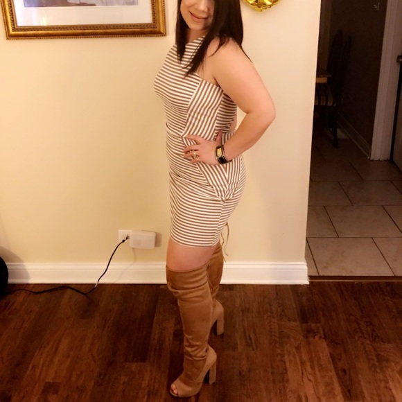 Steve Madden peep toe over the knee boots - Picture 5 of 5